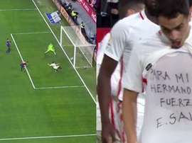 Ben Yedder anotó el 2-0. Captura/GOL