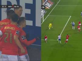 Duelo de gigantes termina empatado em Portugal. Captura/VSPORTS