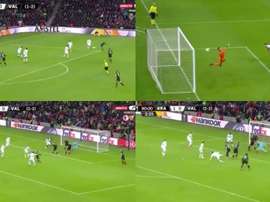 Guedes salvó al Valencia tras el golazo de Suleymanov. Captura/GOL