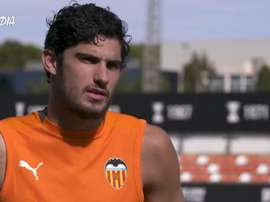 Guedes analizó el Valencia-Getafe. Captura/VCFMedia