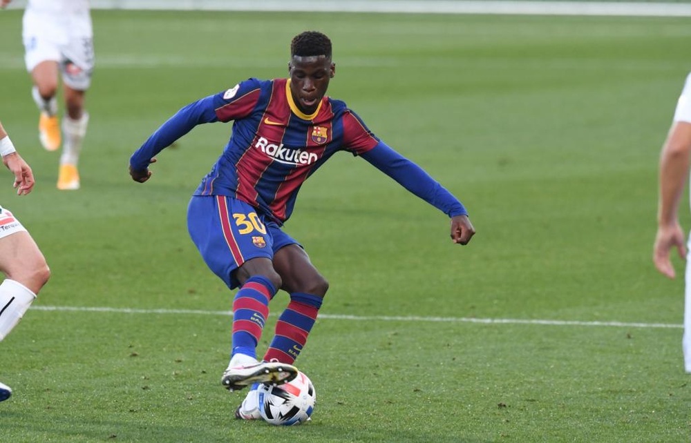 Ilaix Moriba, le nouveau protégé de Lionel Messi. afp