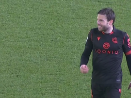 Illarramendi volvió a jugar por fin. Captura/DAZN