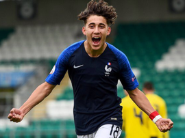 Adil Aouchiche, la promesa que ya deslumbra en el Europeo Sub 17. Twitter/equipedefrance