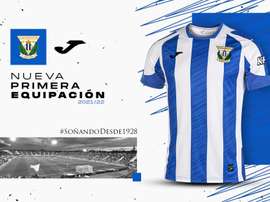 Tres rayas no uniformes, tradición e innovación. Twitter/CDLeganes