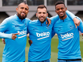 Arturo Vidal, ilusionado con el regreso de Jordi Alba. FCBarcelona