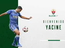 Yacine suplirá a Sory Kaba. Twitter/ElcheCFOficial