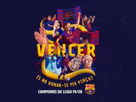 El Barça consigue su quinto título de Liga. Twitter/FCBarcelonaFemení