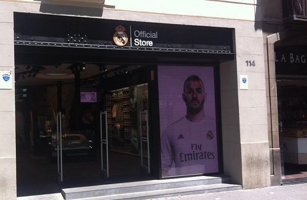 El Real Madrid abre una segunda tienda en Barcelona