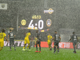 Tormenta goleadora del Borussia en Udine. Twitter/BorussiaDortmund
