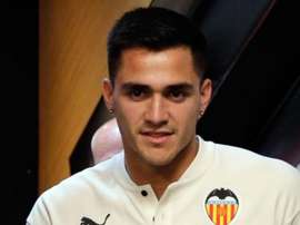 Maxi Gómez, convencido de la decisión tomada. EFE/Manuel Bruque
