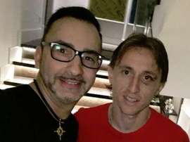 El ojo de Modric ha mejorado mucho. Instagram/jmiguelSiero