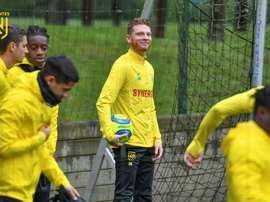 Emond, nuevo jugador del Nantes. Twitter/FCNantes