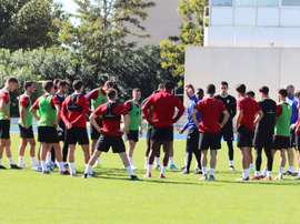 El Almería tuvo muchas bajas ante el Girona. UDAlmería