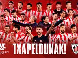 El Athletic no se olvidó de quien llevó al club a jugar la Supercopa. Twitter/AthleticClub