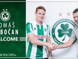 El Omonia Nicosia firma a Hubocan. Twitter/OMONOIAfootball