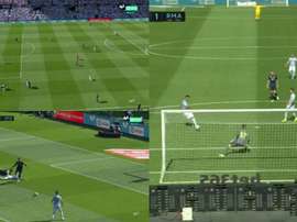 El VAR salvó al Real Madrid 'in extremis'. Captura/Movistar+