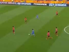 Tsitaishvili marcó el gol definitivo en la final del mundial. Captura/GOL