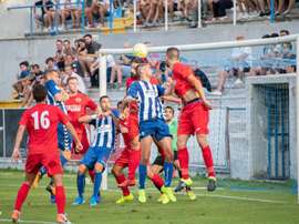 El Alcoyano cuenta sus partidos por victorias. CDAlcoyano