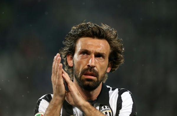 italian great andrea pirlo pictured on april 29 2015 announced his move to new york city fc and new teammates frank lampard and david villa welcomed him to major league soccer hottest club
