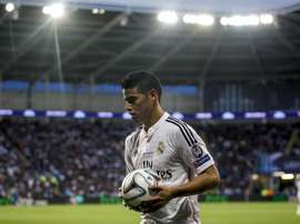 Gabi advierte a James. RealMadrid