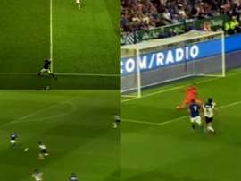 Vardy batió al portero fácilmente. Capturas/LCFC