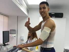 El Valladolid toma la delantera por El Yamiq. Twitter/RealZaragoza