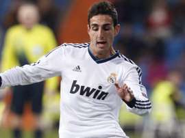 José Rodríguez recordó su debut con el Madrid ante el Alcoyano. EFE