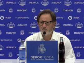 El técnico analizó el encuentro ante el Oviedo. Twitter/RCDeportivo