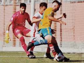 Dos jugadas de estrategia salvaron al filial amarillo. LasPalmasAtlético
