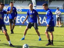 Salva Ruiz esperó hasta el último día para fichar. RCDeportivo