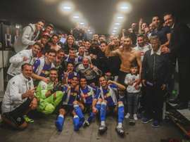 El Hércules ganó al Valencia Mestalla. Twitter/cfhercules