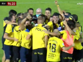 El Portugalete se mete en Segunda Divisón B. Captura/Footters