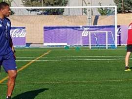Baptista se estrenó como técnico en el Pucela. RealValladolid