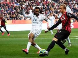 Un doblete de Dolberg dio la victoria al Niza. Twitter/OGCNice