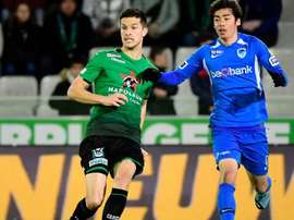 Kylian Hazard juega en el Círculo de Brujas. CercleBrugge