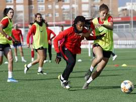 El Atleti se enfrenta al Granadilla Tenerife. Twitter/AtletiFemenino