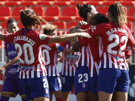 Jenni Hermoso, máxima goleadora con 16 tantos. Twitter/AtletiFemenino