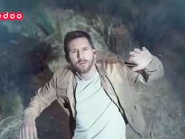 Messi, protagonista de un nuevo anuncio. Twitter/OoredooQatar