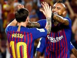 Arturo se llevó los elogios de De Jong. EFE/Archivo
