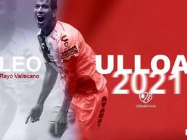 Ulloa firma hasta 2021. Twitter/RayoVallecano