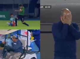 No apto para sensibles: ¡se rompió el peroné al intentar robar un balón! Captura/Tigo
