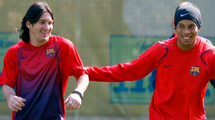 Messi's eternal thanks to Ronaldinho