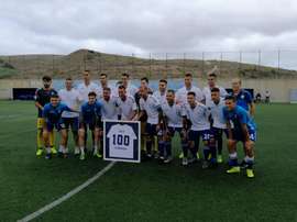 David García se estrenó con su nuevo club. Twitter/UDTamaraceite