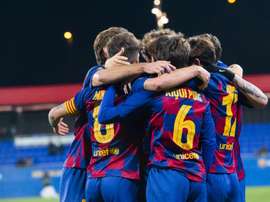 El Barcelona B suspende los test. Twitter/FCBarcelonaB