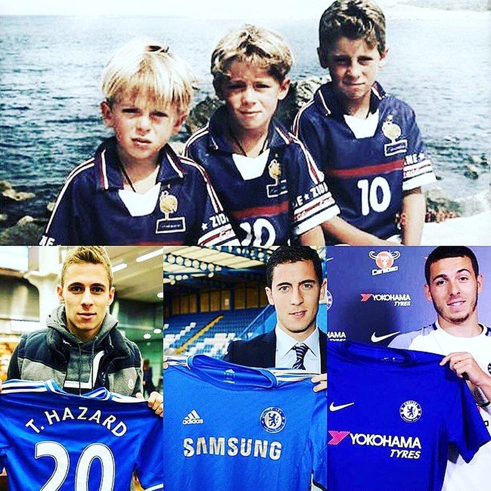 picture Hazard Brothers Chelsea three chelsea players who idolised zidane
