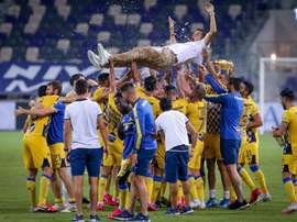 El Maccabi revalida el título ante el Hapoel. Twitter/MaccabiTLVFC