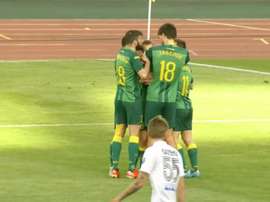 El Torpedo Zhodino se aleja del liderato. Captura/Youtube/Belarusian Football Federation