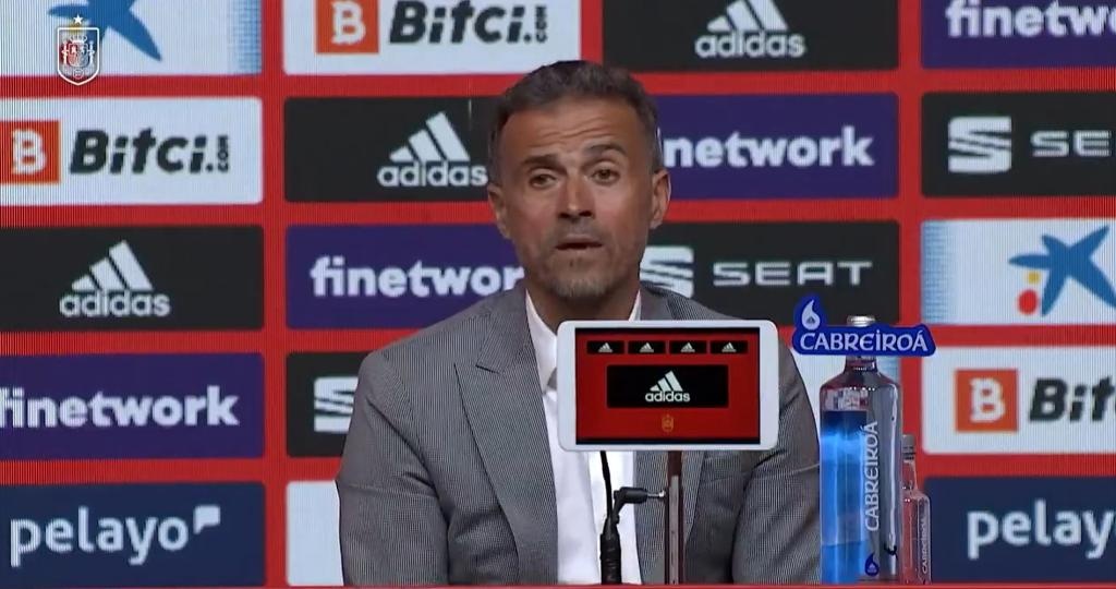 Luis Enrique explicou a situação de Ramos. Captura/sefutbol