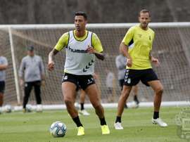 Maikel Mesa se ve a tope para volver a jugar. UDLP_Oficial