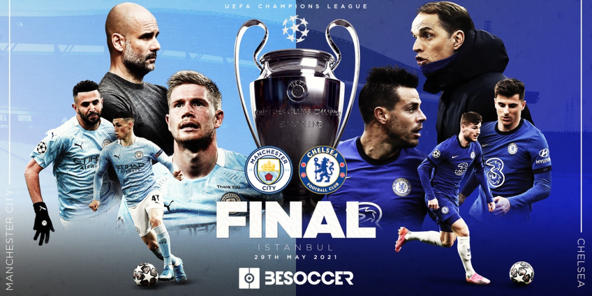 Man City V Chelsea In 2020 21 Champions League Final